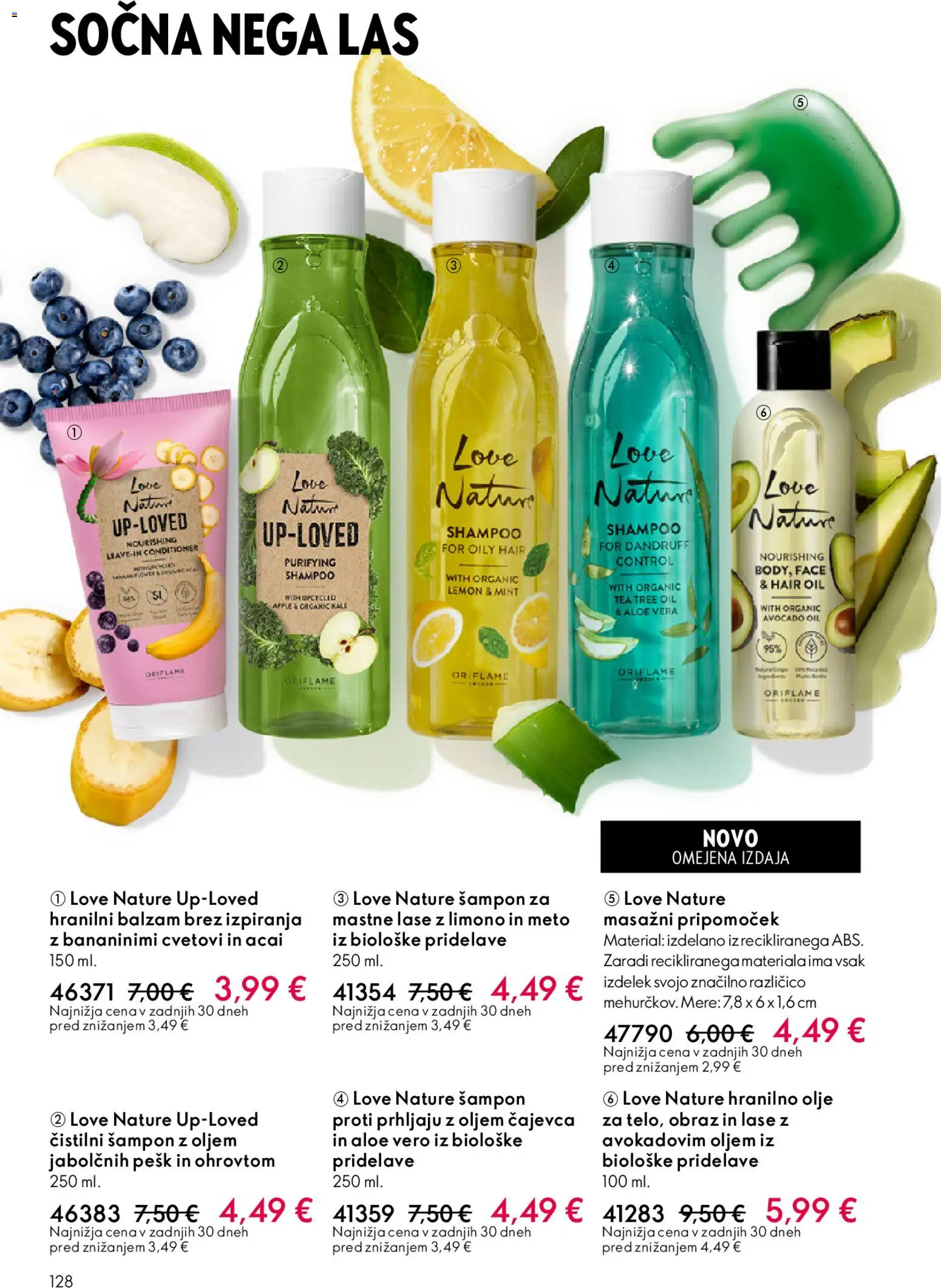 Novi Oriflame katalog ponudbe – veljaven od 31.12.2025 | Stran: 128 | Izdelki: Sampon, Olje