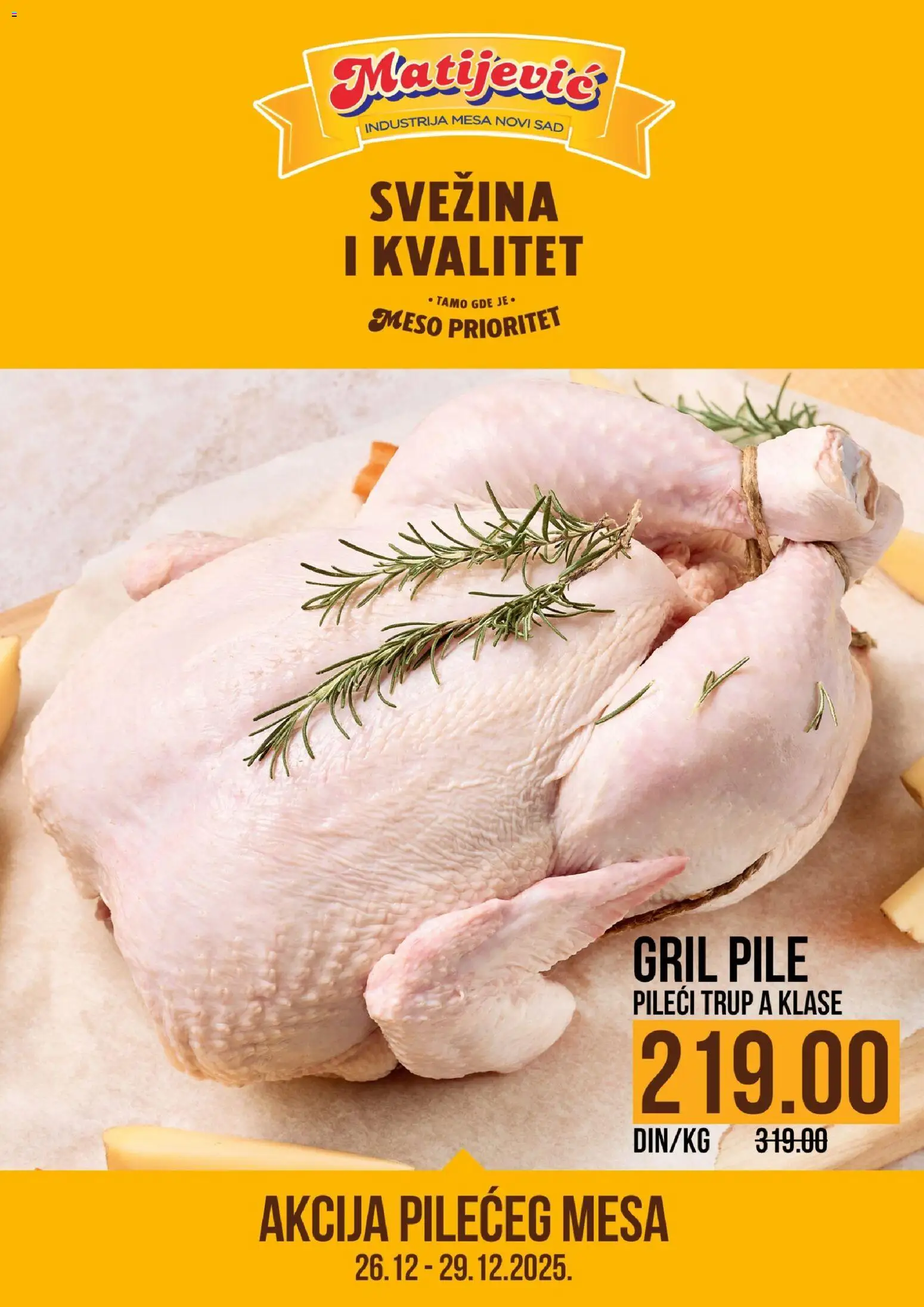 Matijevic katalog - važi od 26.12.2025 | Strana: 1 | Proizvode: Pile