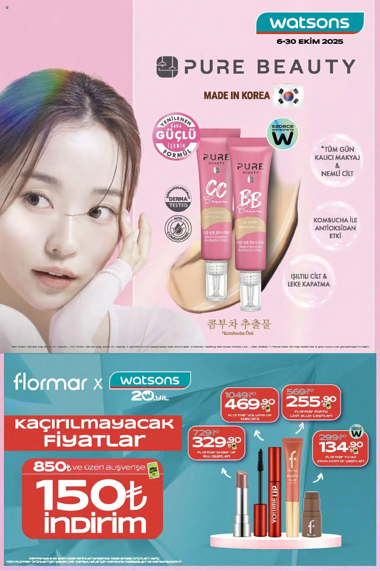 Watsons Katalog - 06.10.2025 tarihinden itibaren geçerlidir | Sayfa: 1 | Ürünler: Makyaj, BB krem, Allık, Kasa
