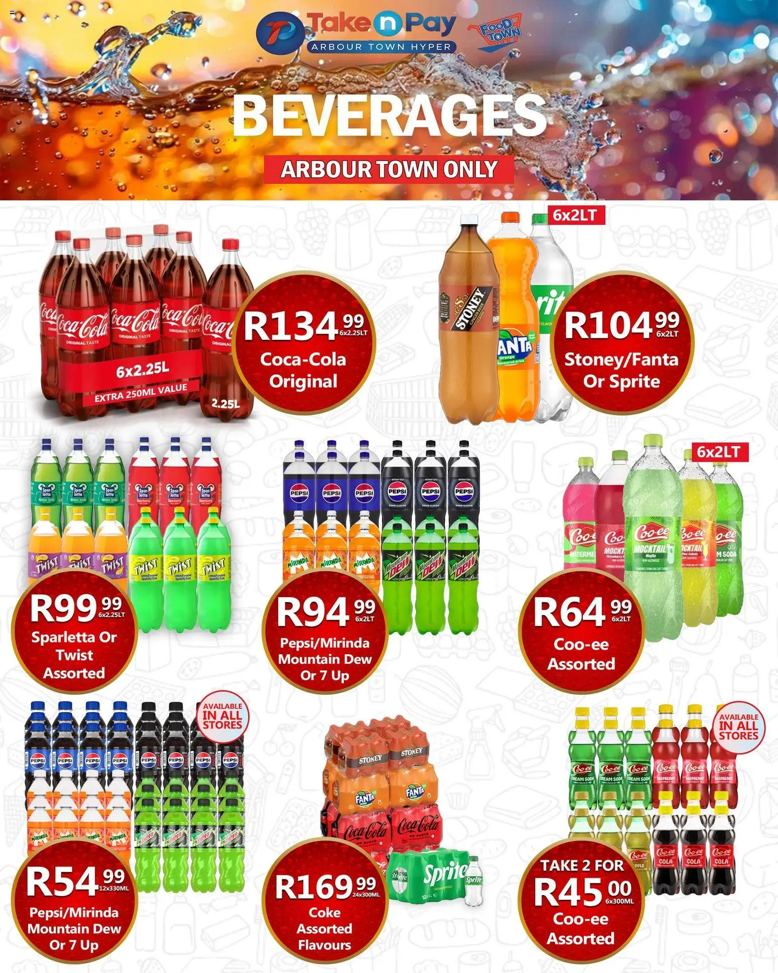 New Take n Pay catalogue – valid from 19.01.2026 | Page: 24 | Products: Coke, Sprite, Stoney, Cream