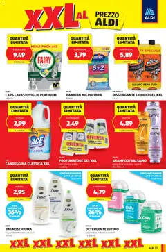 Volantino Aldi del 04.08.2025 | Pagina: 7 | Prodotti: Balsamo, Detergente intimo, Olio, Lavastoviglie