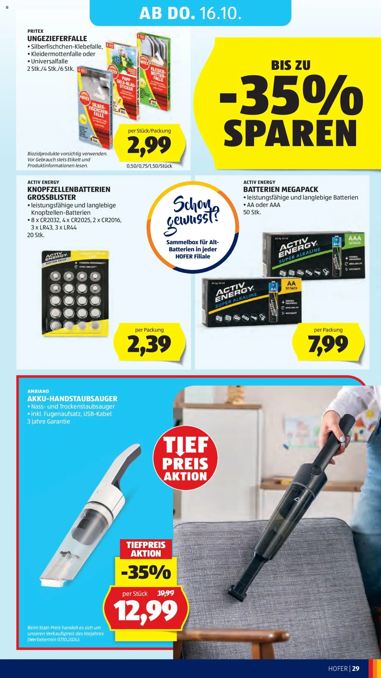 Hofer Flugblatt gültig ab 10.10.2025 | Seite: 33