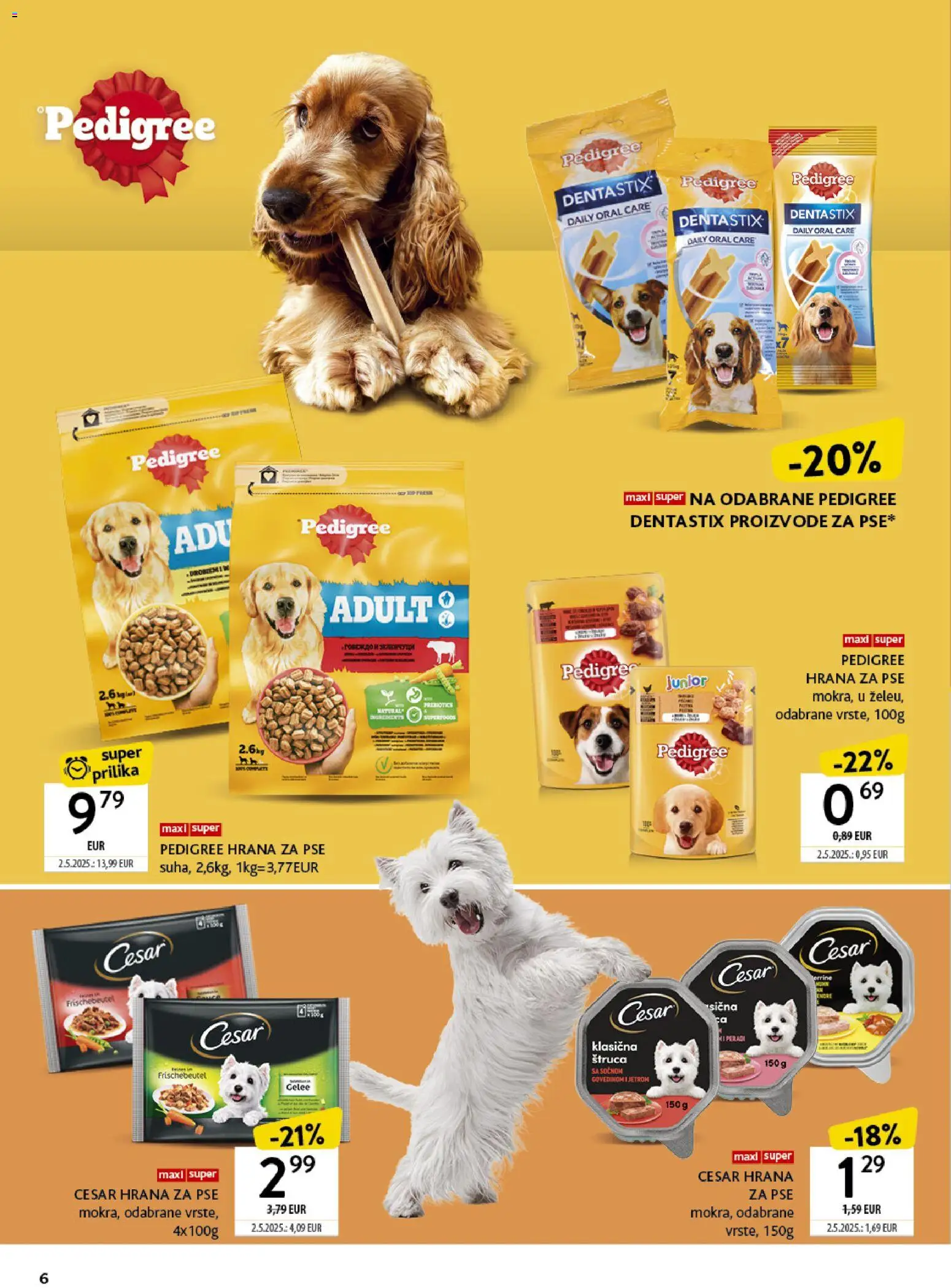 Konzum katalog | vrijedi od 13.04.2026 | Stranica: 6 | Proizvodi: Hrana za pse