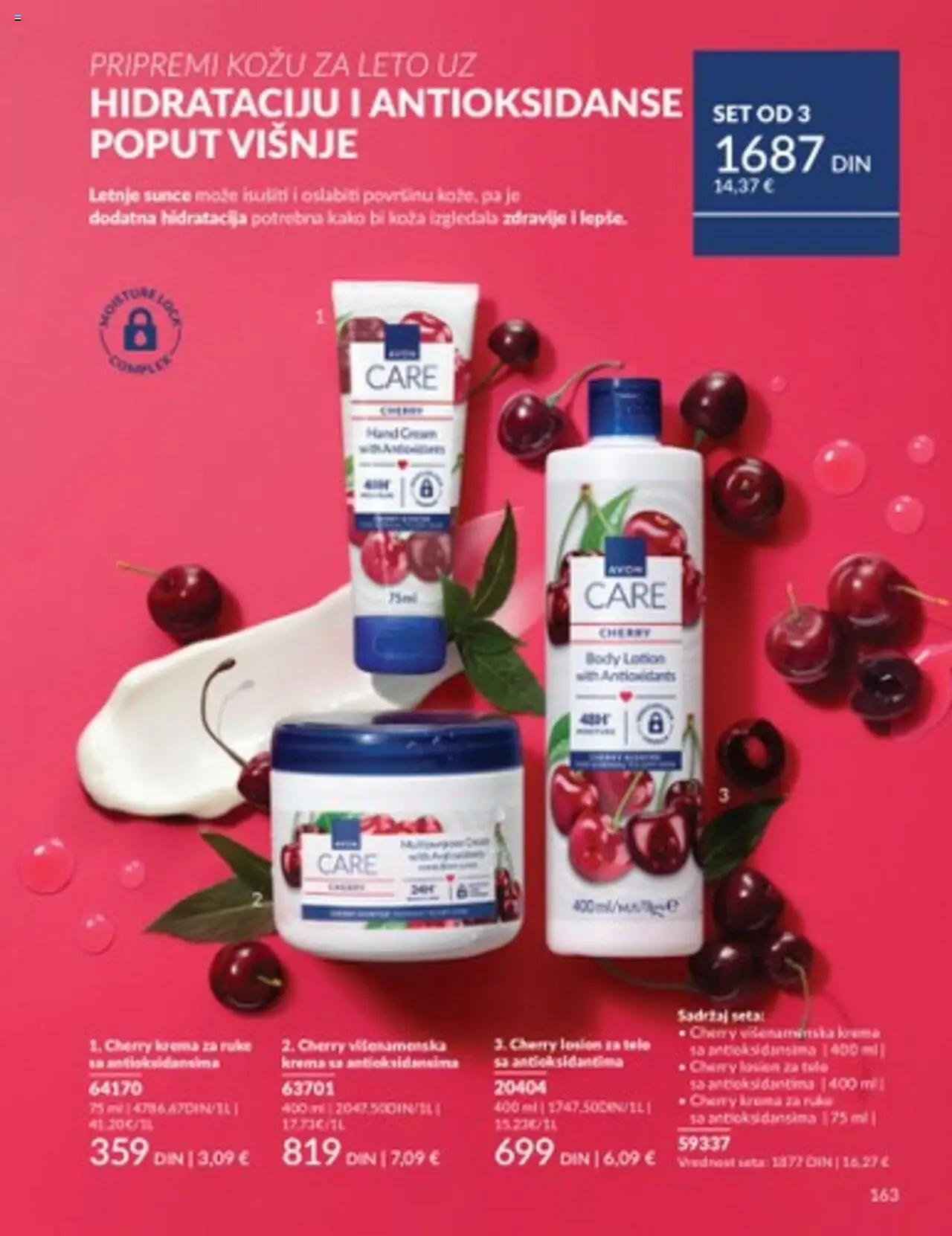 AVON katalog - važi od 01.08.2025 | Strana: 163 | Proizvode: Krema, Krema za ruke