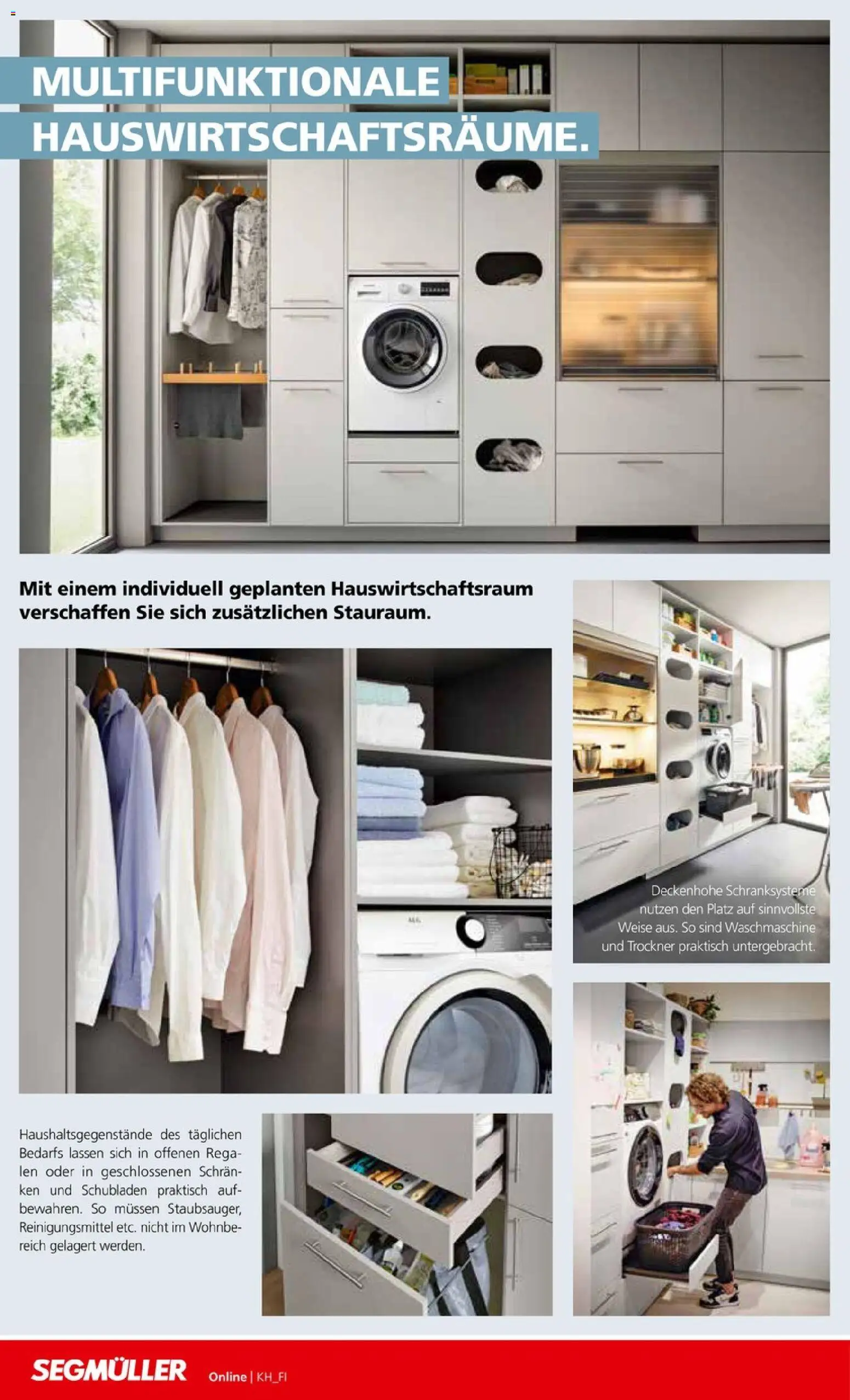 Segmüller Küchen Spezial – gültig ab 16.02.2021 | Seite: 20 | Produkte: Trockner, Waschmaschine