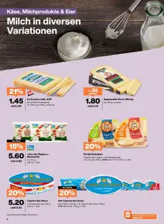 Migros Aktionen ab 29.07.2025 | Seite: 8 | Produkte: Milch, Eier