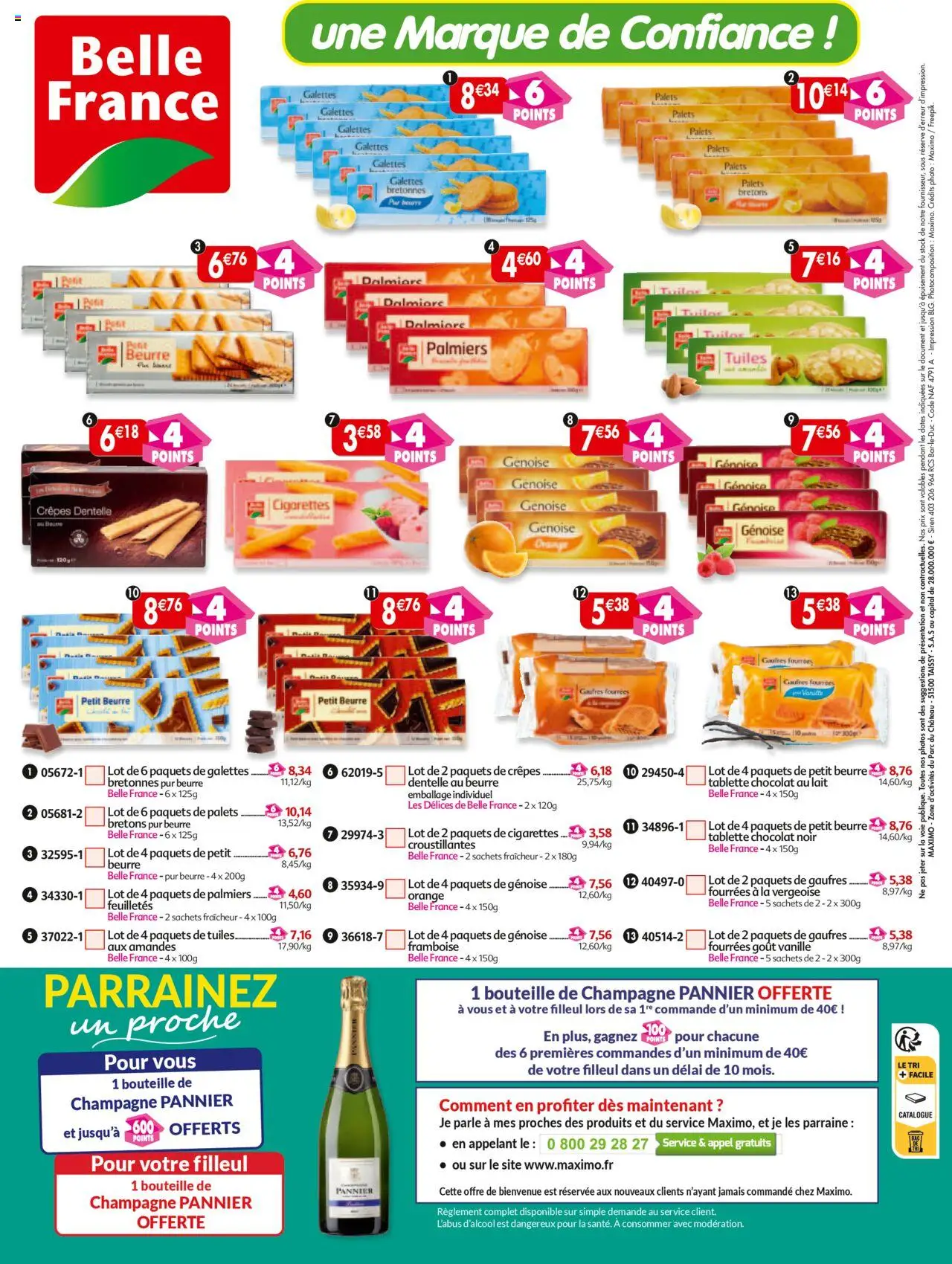  | Page: 104 | Produits: Tablette, Champagne, Chocolat, Amandes