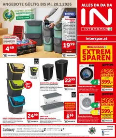 Interspar Flugblatt ab 08.01.2026 gültig | Seite: 20 | Produkte: Waschmaschine, Bad