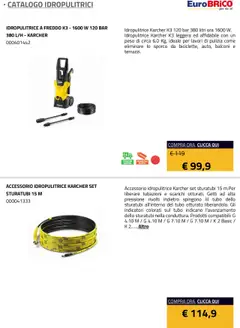 Anteprima del volantino Eurobrico Idropulitrici catalogo valido a partire dal 23.07.2025 | Pagina: 43 | Prodotti: Tubo, Idropulitrice