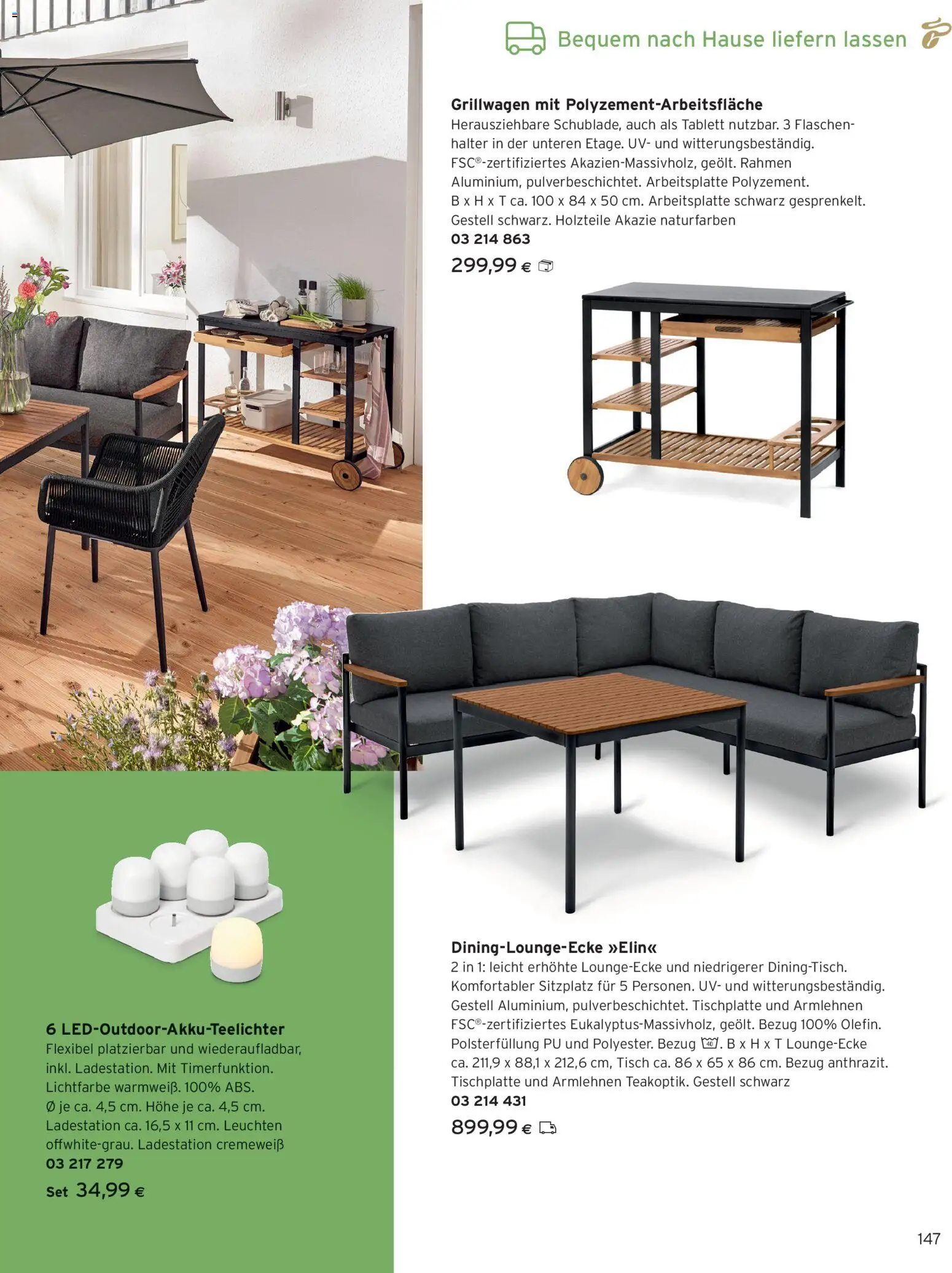 Tchibo Eduscho - Katalog Frühling 2026 gültig ab 23.03.2026 | Seite: 147 | Produkte: Tisch