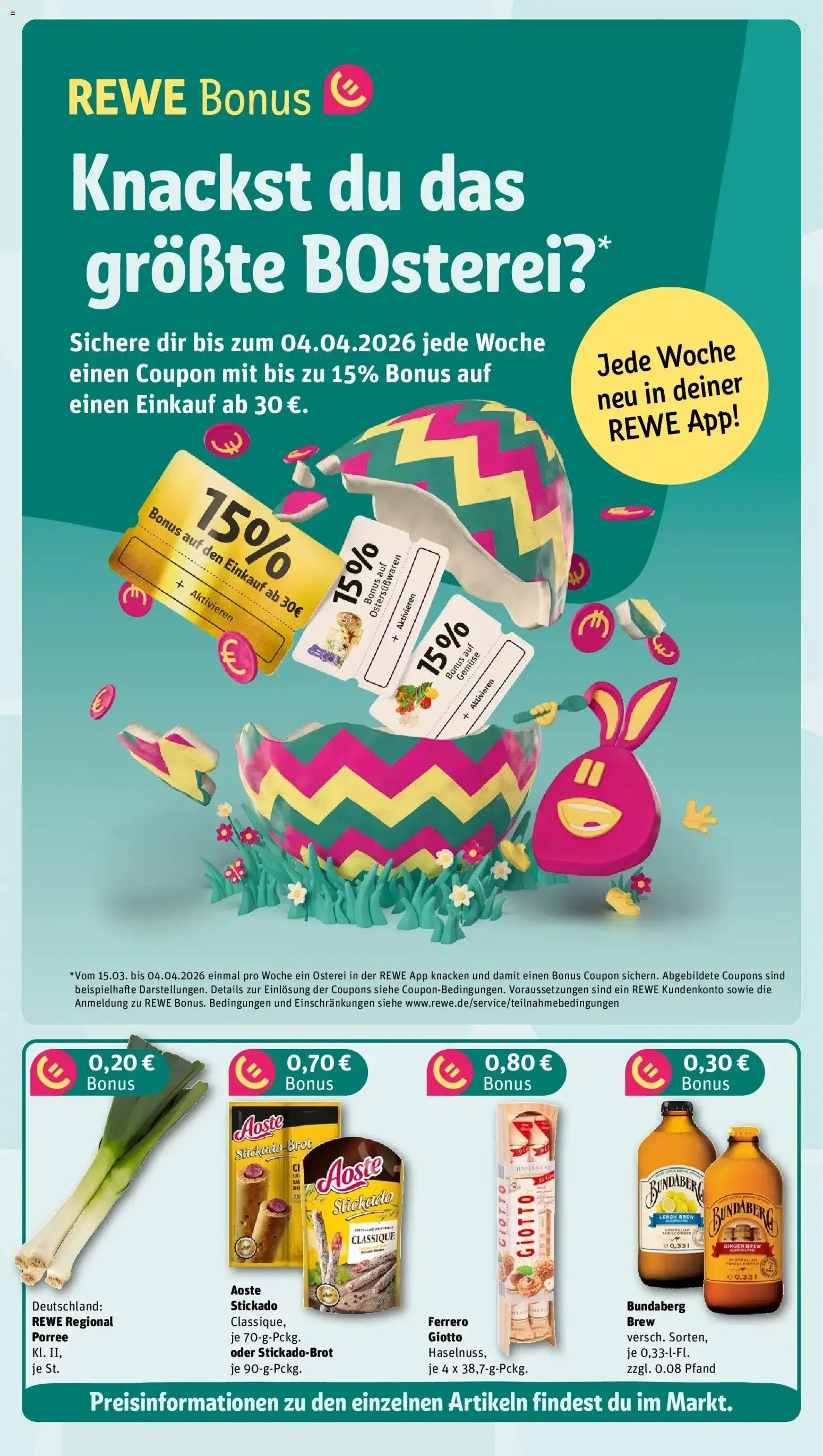 Rewe Prospekt Blankenheim	 – gültig ab 23.03.2026 | Seite: 3 | Produkte: Gemüse