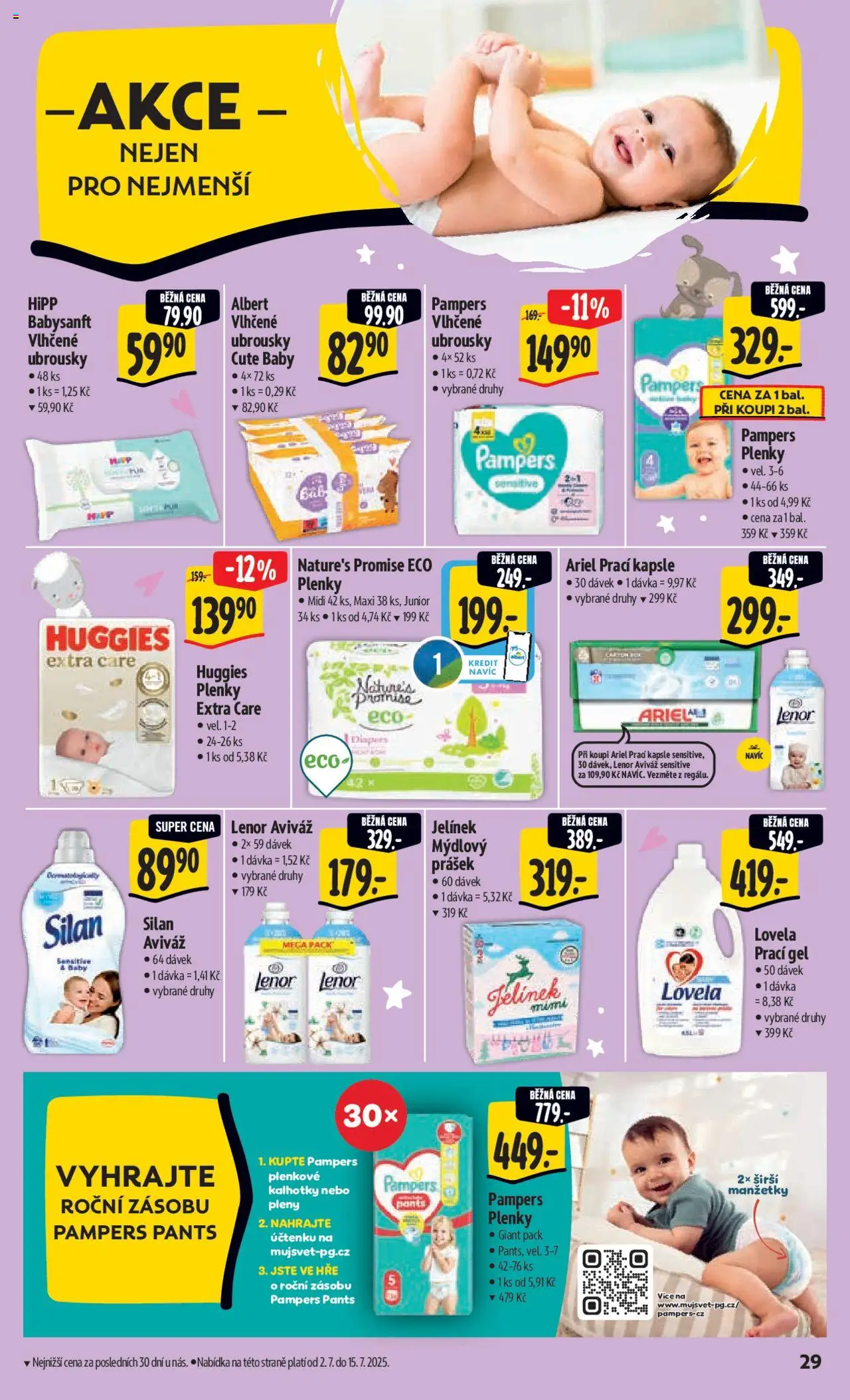 Albert leták - Hypermarket od 02.07.2025 | Strana: 36 | Produkty: Aviváž, Prací gel, Pants, Aviváž Lenor