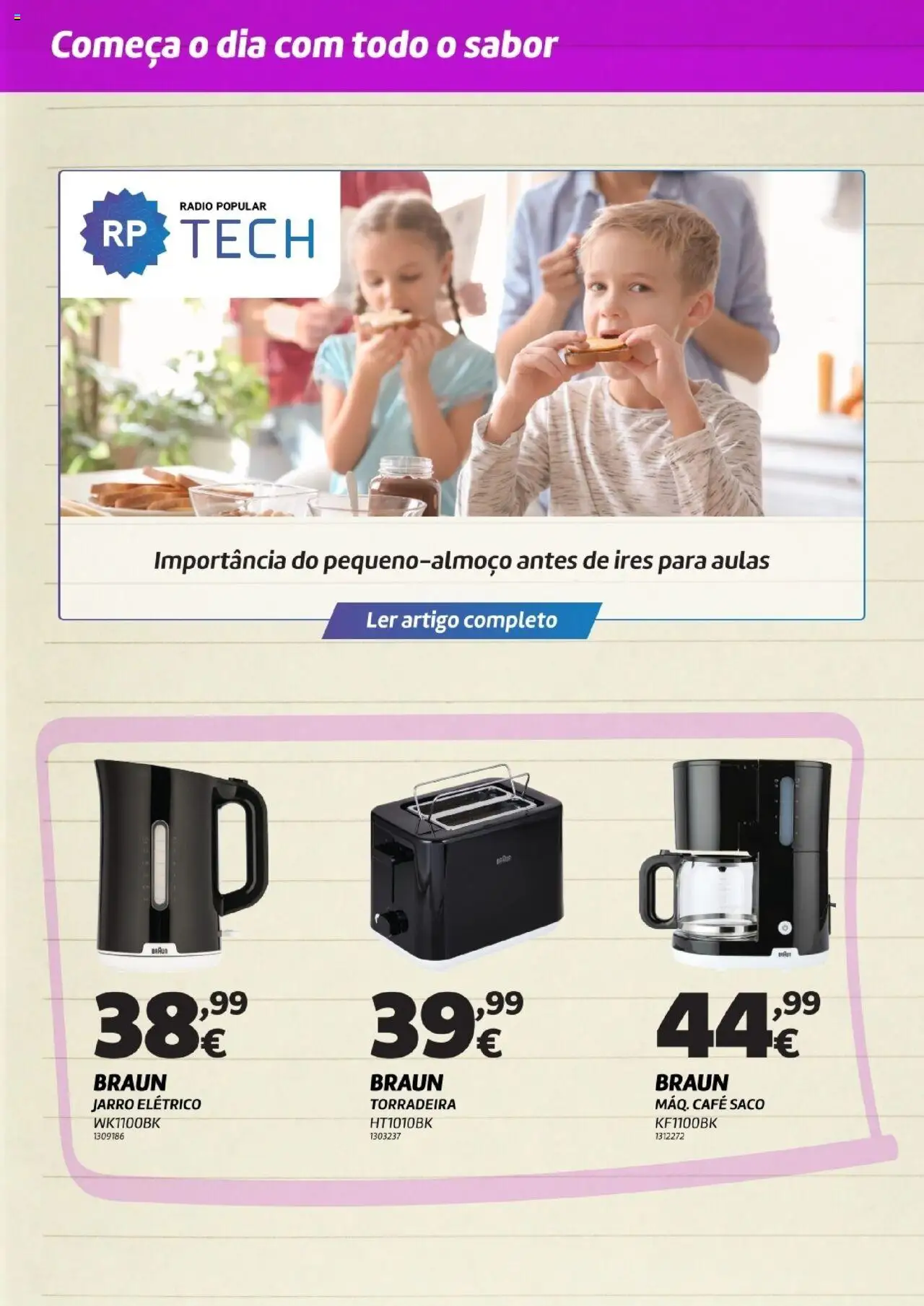 Radio Popular - Especial Pequeno Almoço │ válido de 01.09.2025 | Página: 7 | Produtos: Rádio, Torradeira, Café