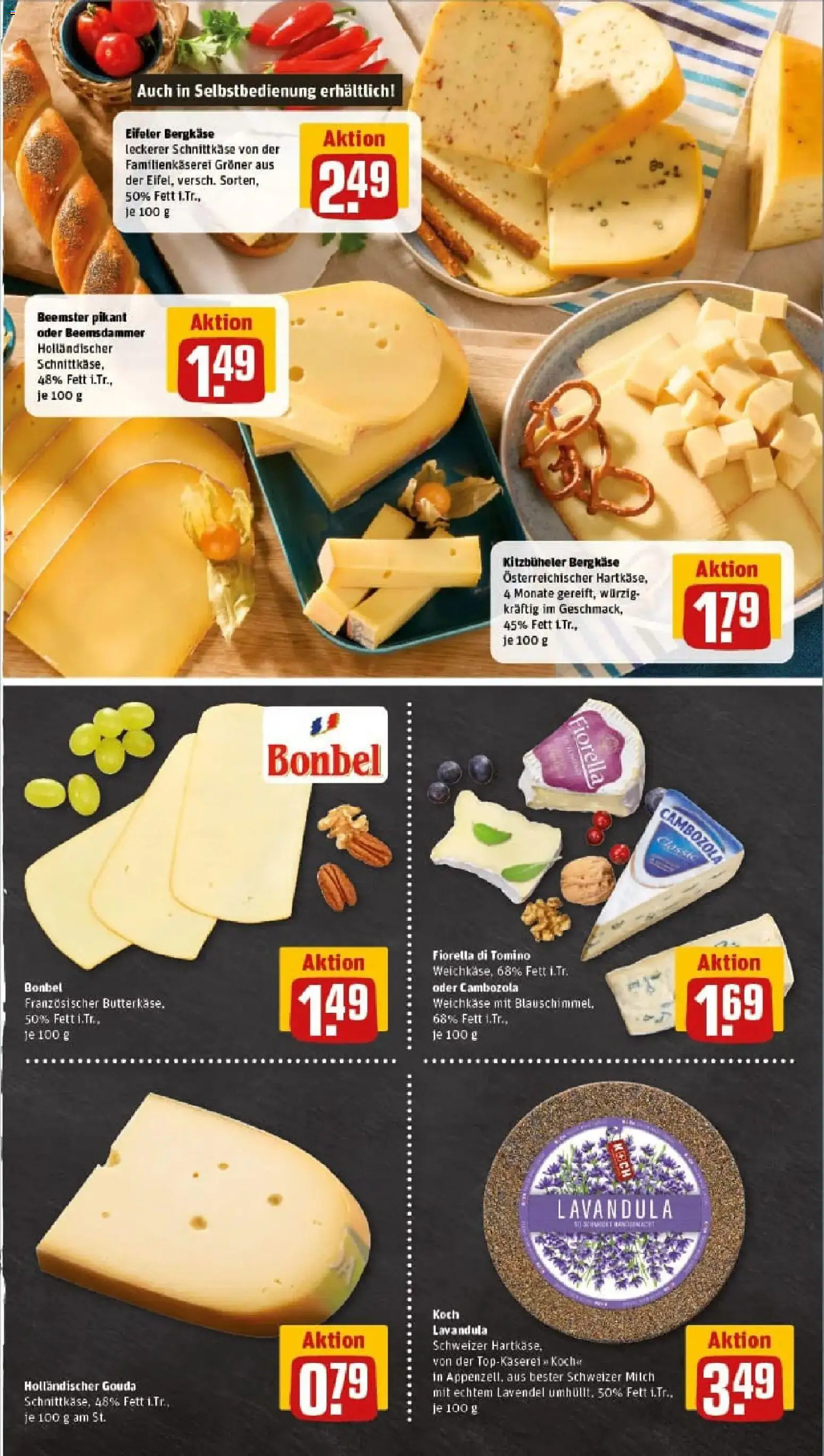 Rewe prospekt Schloß Holte-Stukenbrock	 – gültig ab 11.01.2026 | Seite: 9 | Produkte: Milch, Käse, Gouda, Lavendel