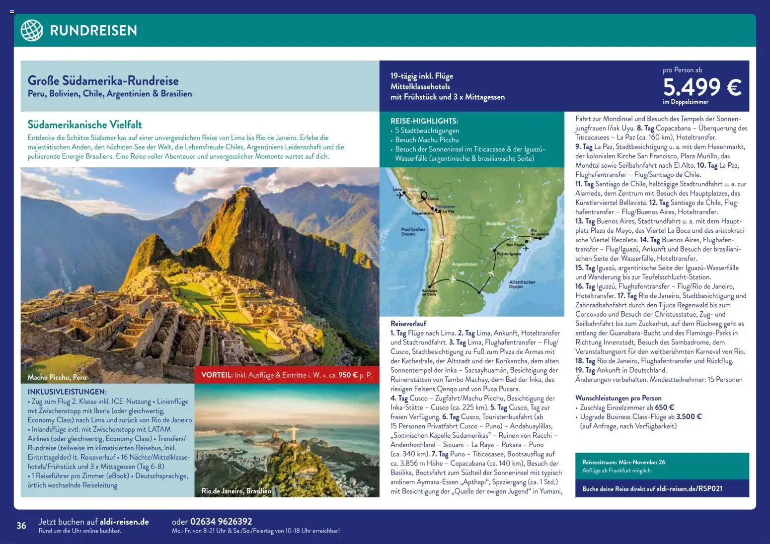 Aldi Reisen Unsere Traumreisen – gültig ab 01.11.2025 | Seite: 36 | Produkte: Bad, Uhr