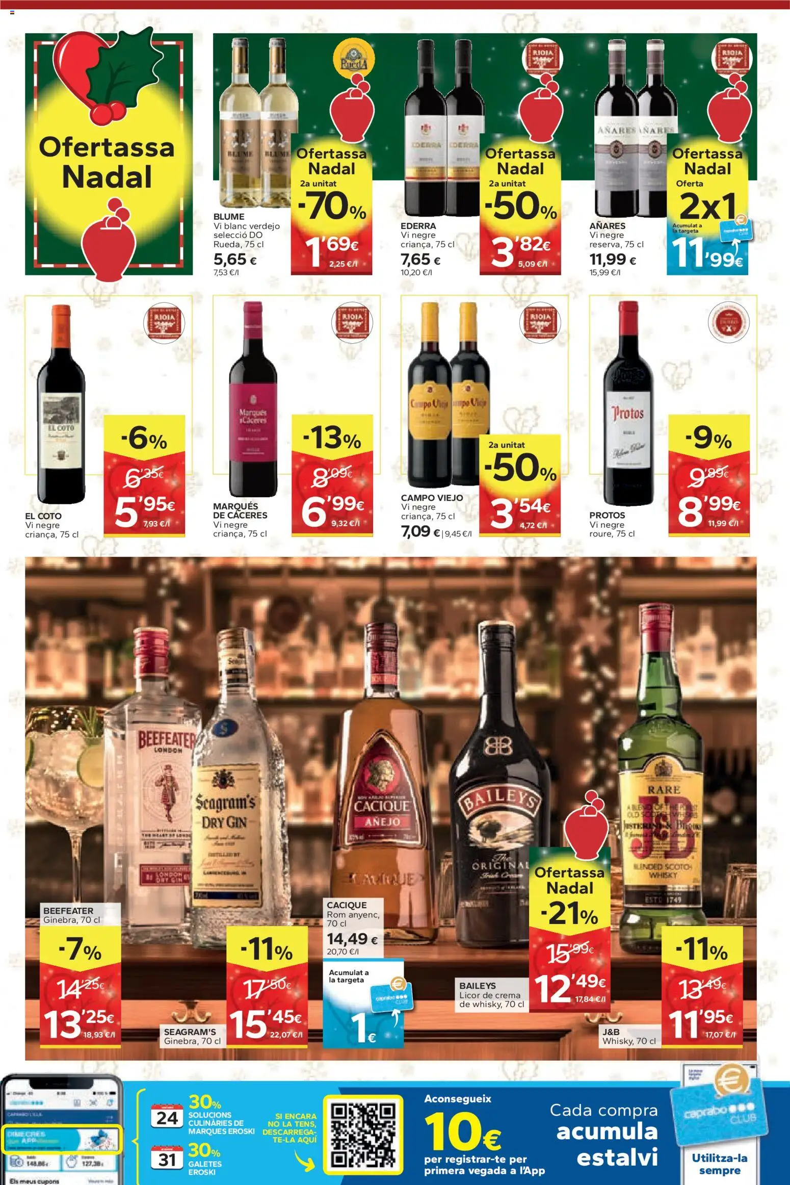Caprabo folleto │ válido desde el 18.12.2025 | Página: 27 | Productos: Licor, Crema, Whisky