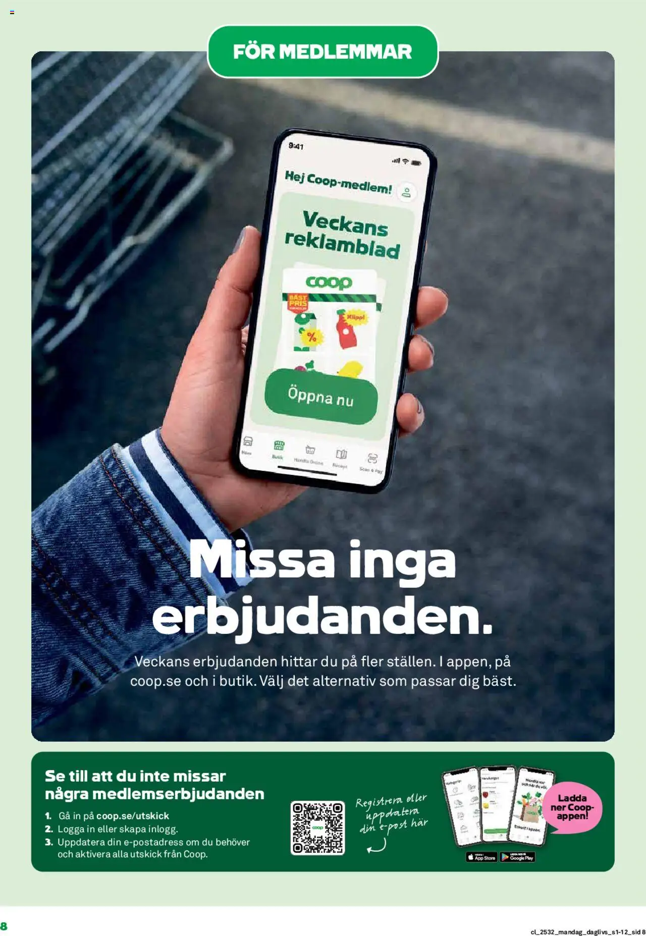 Coop Daglivs reklamblad aktuell från 04.08.2025 | Sida: 8