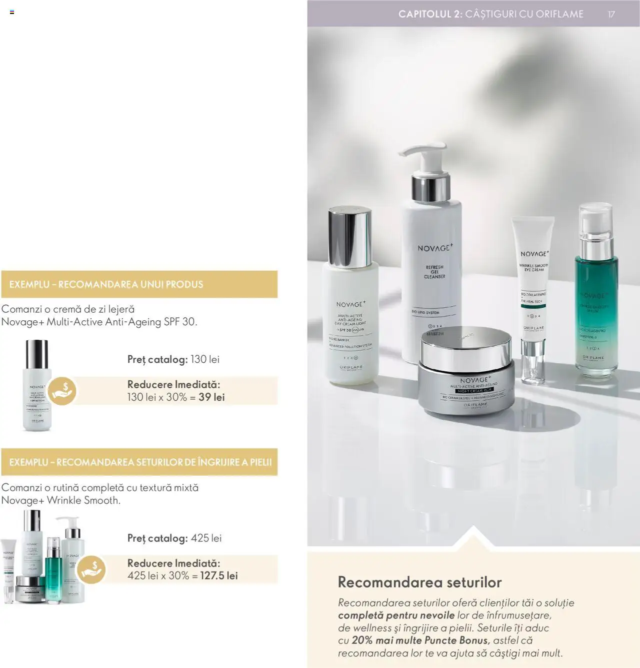 Noul catalog Oriflame – valabil de la 09.07.2024 | Pagină: 17 | Produse: Serum, Cremă de zi, Cremă