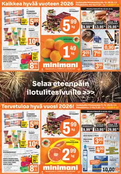 Minimani-mainoslehti voimassa 29.12.2025 alkaen