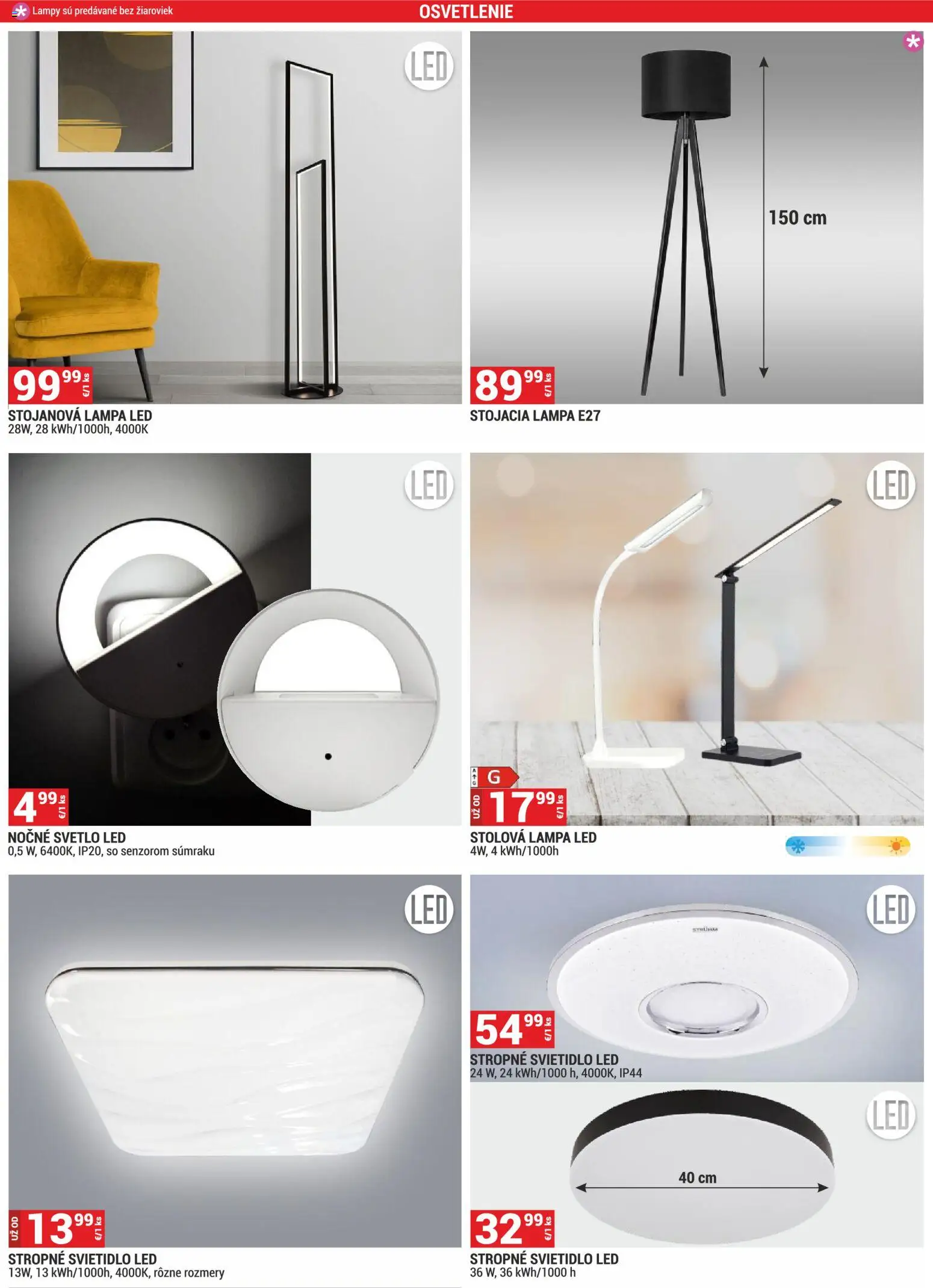 Nové Merkury Market akcie – leták je platný od 01.02.2026 | Strana: 34 | Produkty: Osvetlenie, Lampa, Stropné svietidlo, Led stropné svietidlo