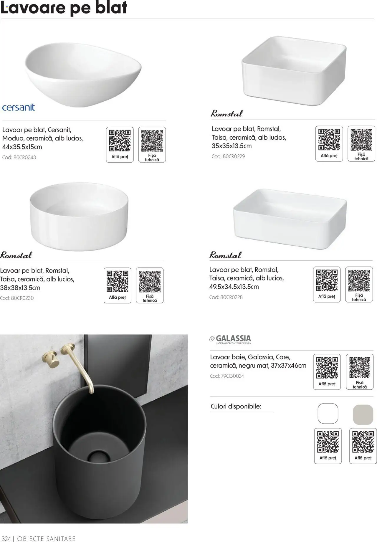 Catalog Romstal – valabil de la 25.11.2024 | Pagină: 324 | Produse: Lavoar