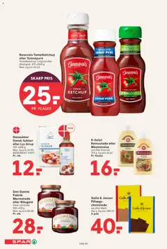Spar tilbudsavis – gyldig fra 19.09.2025 | Side: 20 | Produkter: Chokolade, Ribsgele, Pålægschokolade, Sukker
