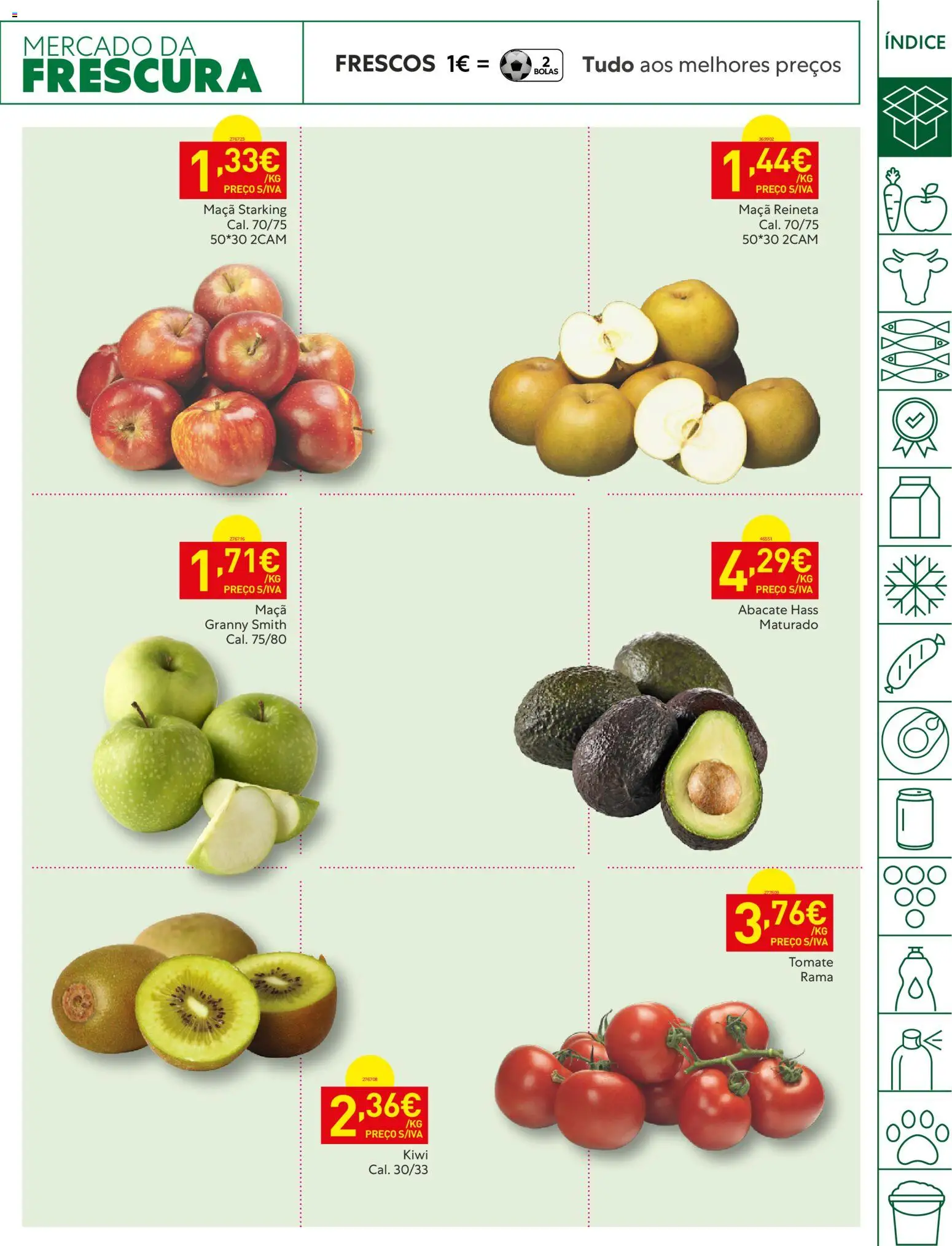Recheio - Bons Negócios Madeira │ válido de 07.04.2026 | Página: 5 | Produtos: Maça, Abacate, Tomate, Kiwi