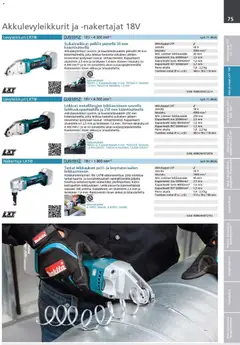 Makita-mainoslehti voimassa 24.03.2026 alkaen | Sivu: 75 | Tuotteet: Leikkuri