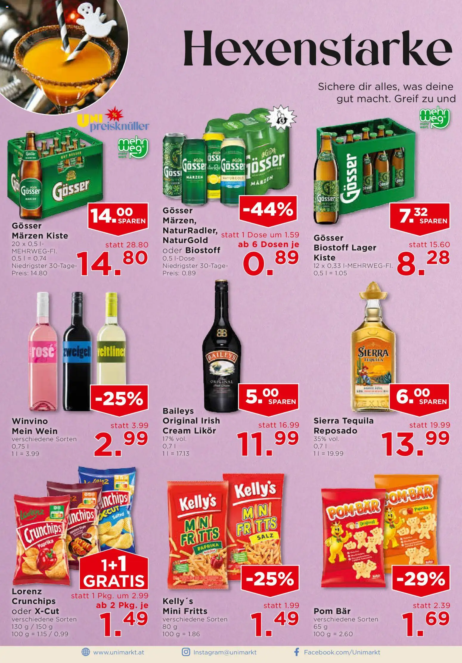 Unimarkt Nord gültig ab 29.10.2025 | Seite: 10 | Produkte: Salz, Wein