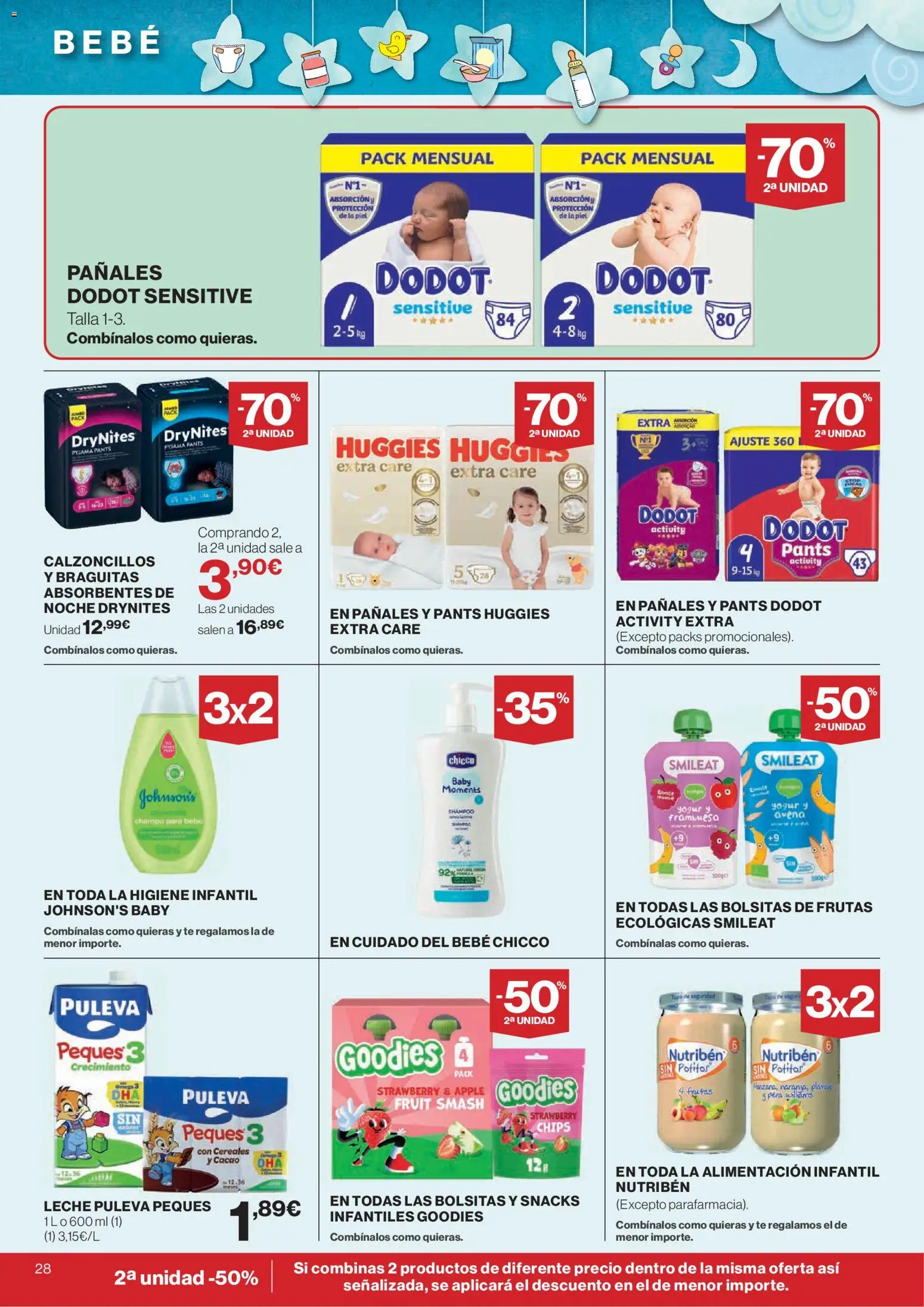 El Corte Inglés ofertas │ válido desde el 23.10.2025 | Página: 40 | Productos: Champú, Leche, Yogur, Té