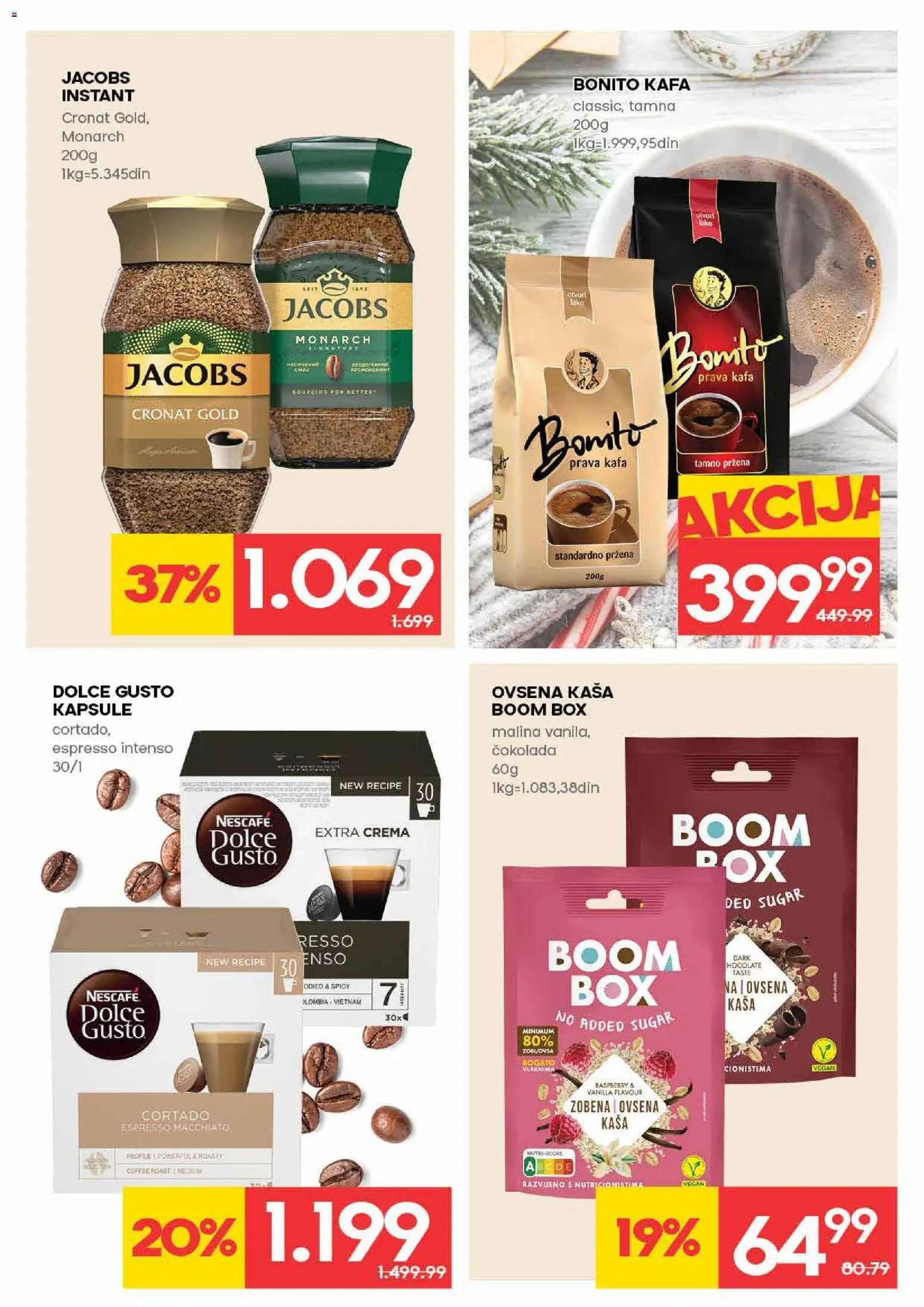 Idea katalog - važi od 12.02.2026 | Strana: 14 | Proizvode: Kapsule, Ovsena kaša, Malina, Nescafé