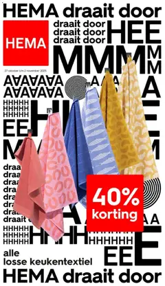 Hema - Folder - Voorbeeld van een folder van Hema, geldig van 27.10.2025