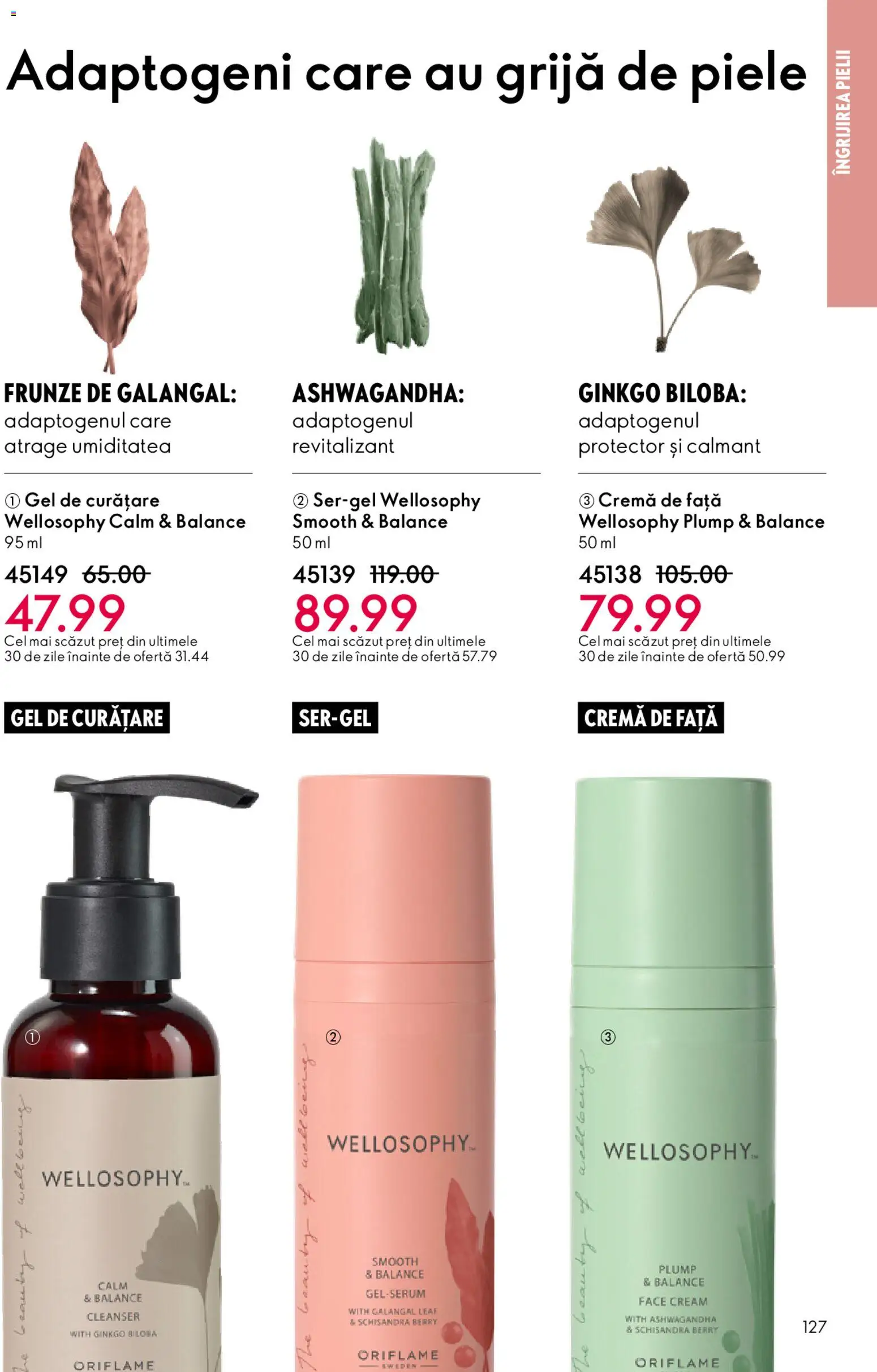 Noul catalog Oriflame – valabil de la 11.02.2026 | Pagină: 127 | Produse: Gel de curățare, Cremă