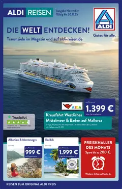 Aldi Reisen ab 01.11.2025 gültig