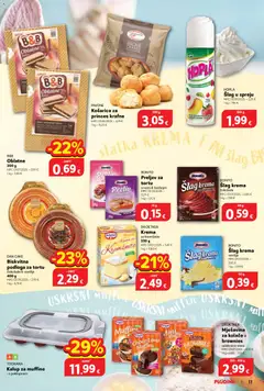 Katalog Sve za kolače Plodine - Pregled kataloga iz trgovine Plodine, vrijedi od 18.03.2026 | Stranica: 11 | Proizvodi: Oblatne, Tognana, Čokolada, Krafne