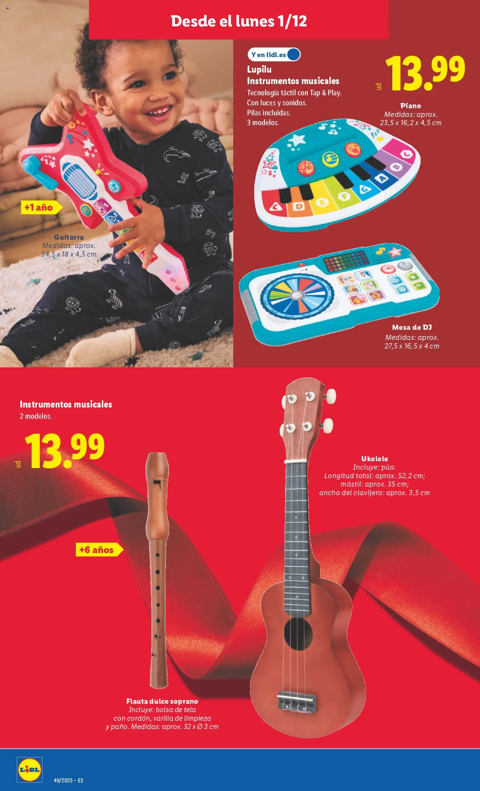 Lidl folleto de bazar │ válido desde el 01.12.2025 | Página: 6 | Productos: Bolsa, Mesa
