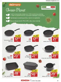 LONAC, LONAC dubokl, 24cm, kom - Pregled kataloga iz trgovine Konzum, vrijedi od 08.04.2026 | Stranica: 35 | Proizvodi: Grill tava, Delimano, Tava, Lonac