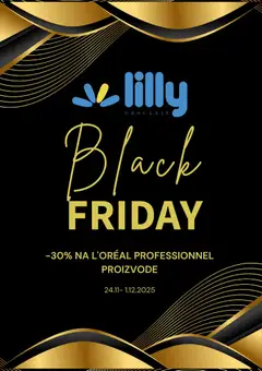 Lilly drogerie Black Friday  - pregled Lilly drogerie kataloga - važi od 24.11.2025