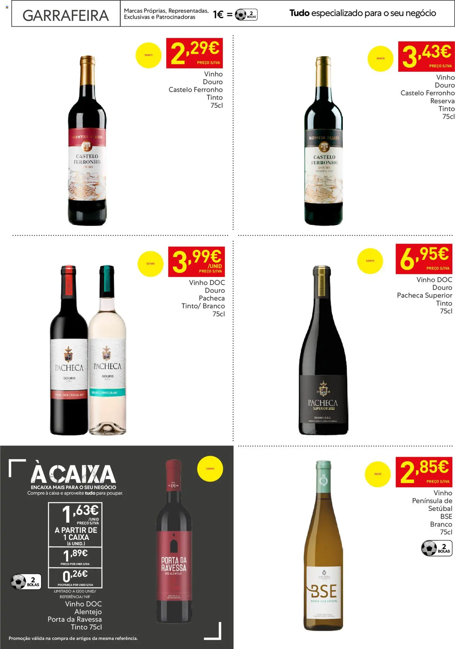 Recheio - Horeca Bons Negócios Madeira │ válido de 07.04.2026 | Página: 31 | Produtos: Porta, Caixa, Vinho