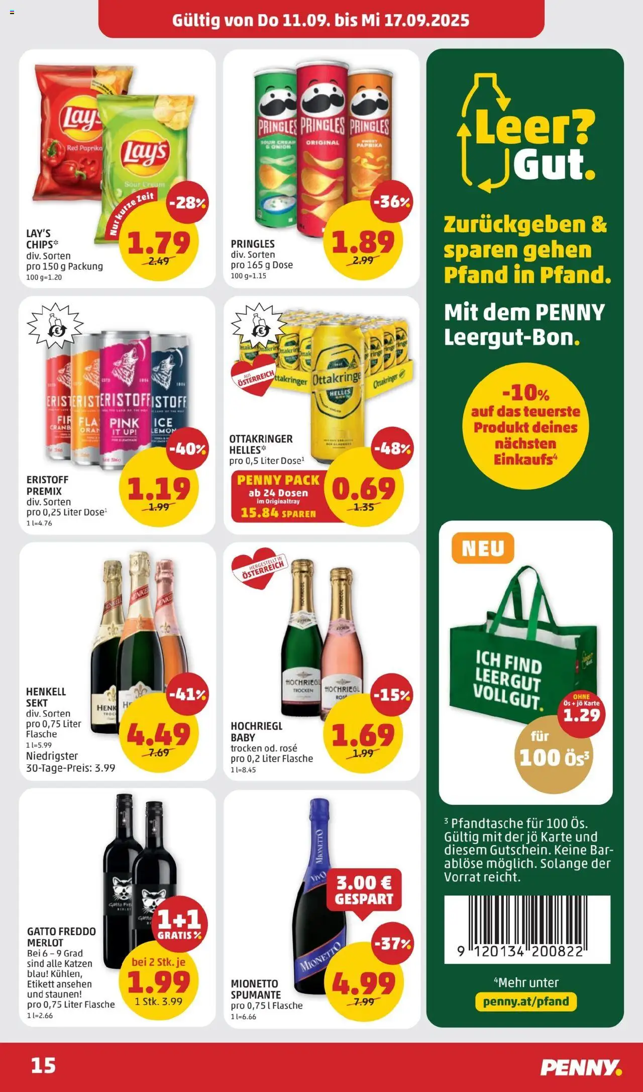 Penny Markt Flugblatt gültig ab 11.09.2025 | Seite: 15