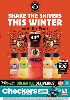 Checkers KwaZulu-Natal - Sir Fruit Promotion │ valid from 28.07.2025 | Page: 1