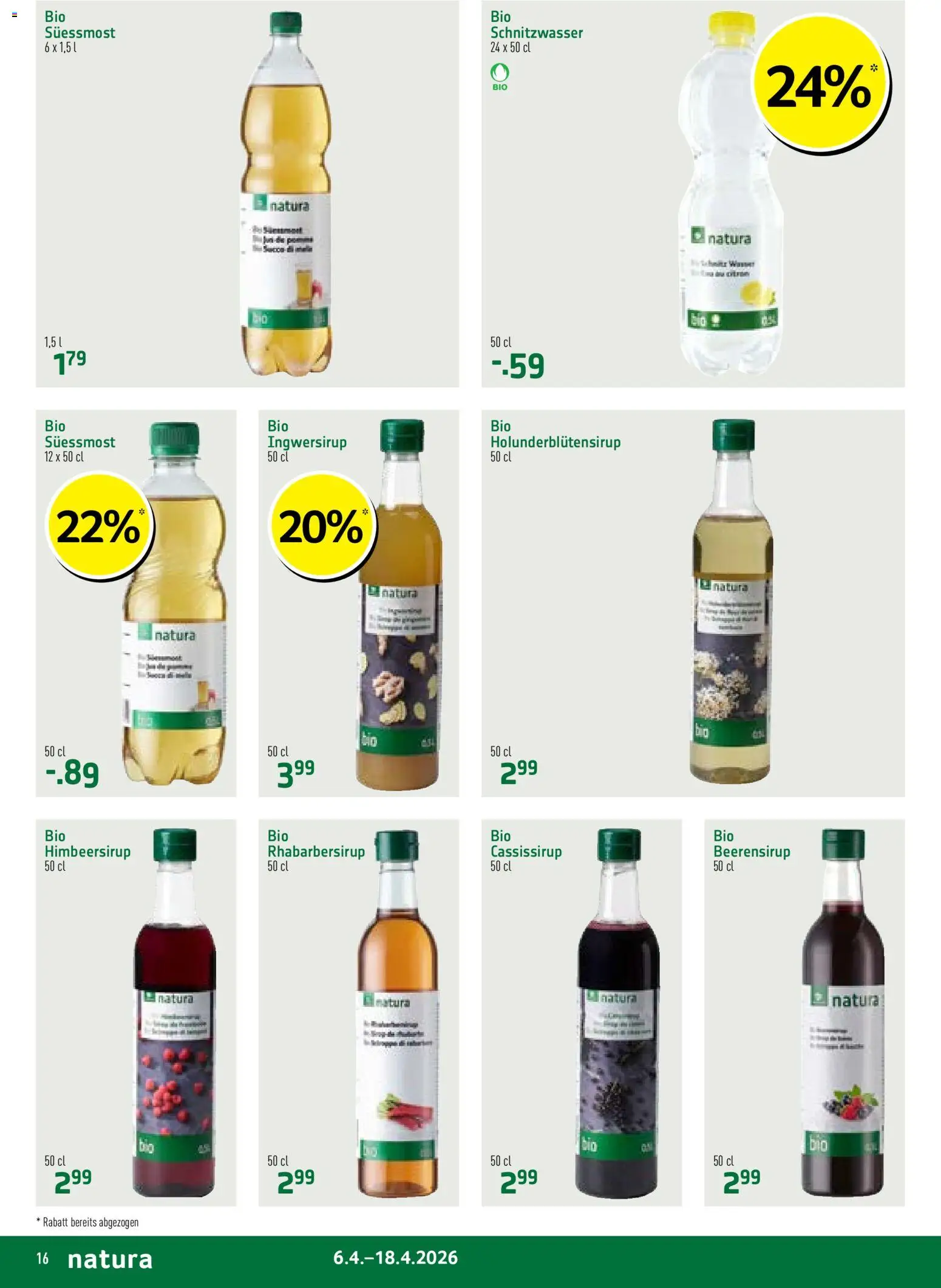 Prodega aktionen Natura – gültig ab 06.04.2026 | Seite: 16
