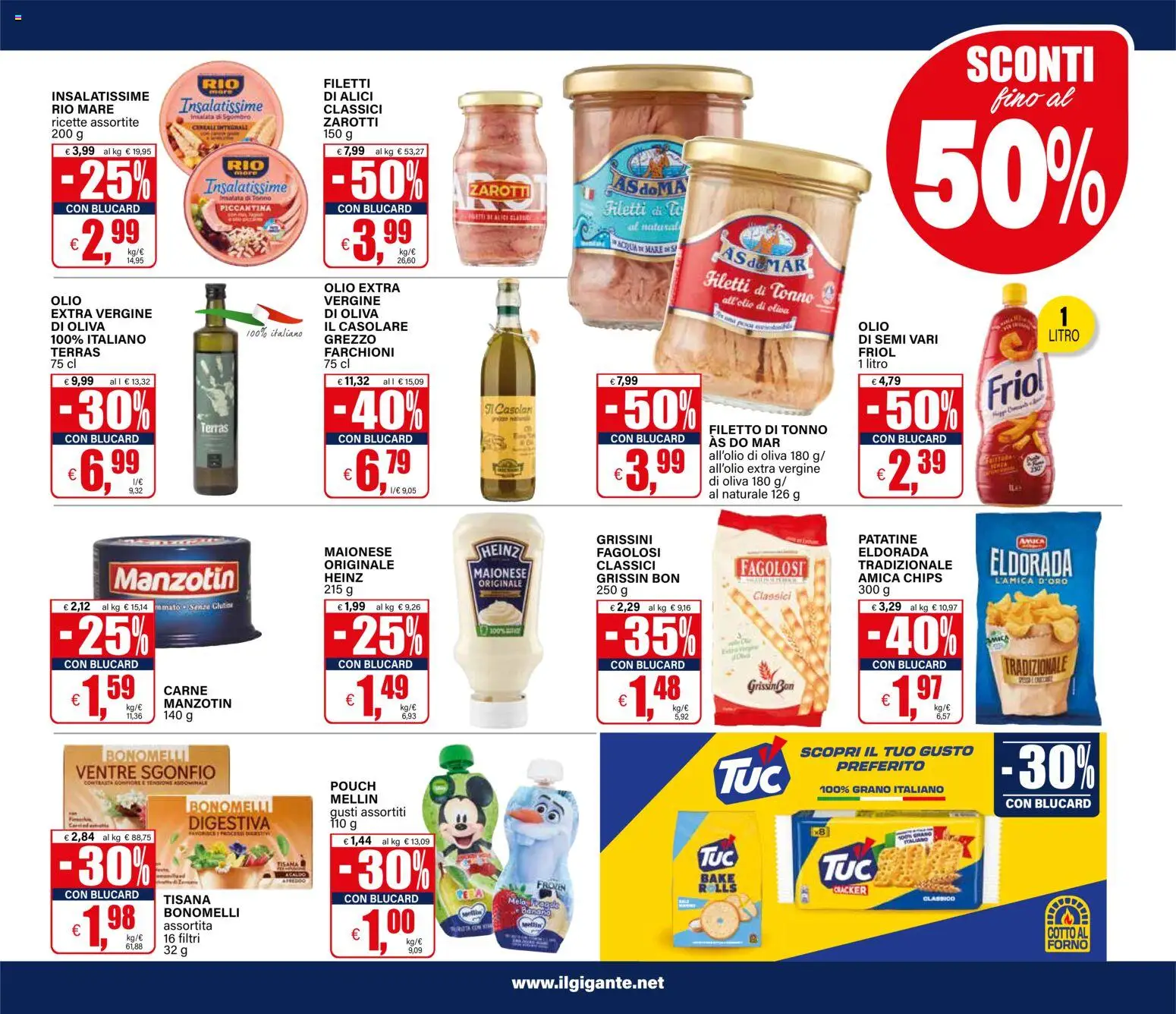 Volantino Il Gigante del 02.03.2026 | Pagina: 5 | Prodotti: Insalata, Olio, Tonno, Forno