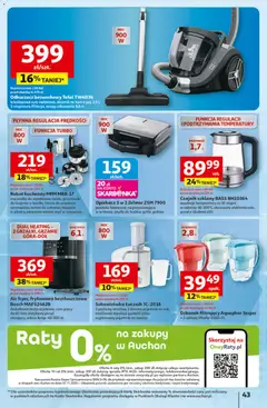 Pogląd oferty "Auchan gazetka - 30 Lat Hipermarket" - ważna od 05.03.2026 | Strona: 43