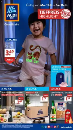 Aldi Süd Prospekt 	 gültig ab dem 11.08.2025