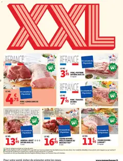 Auchan - Prévisualisation de Auchan prospectus valide à partir de 02.01.2026 | Page: 2 | Produits: Agneau gigot, Viande, Ribs, Viande bovine