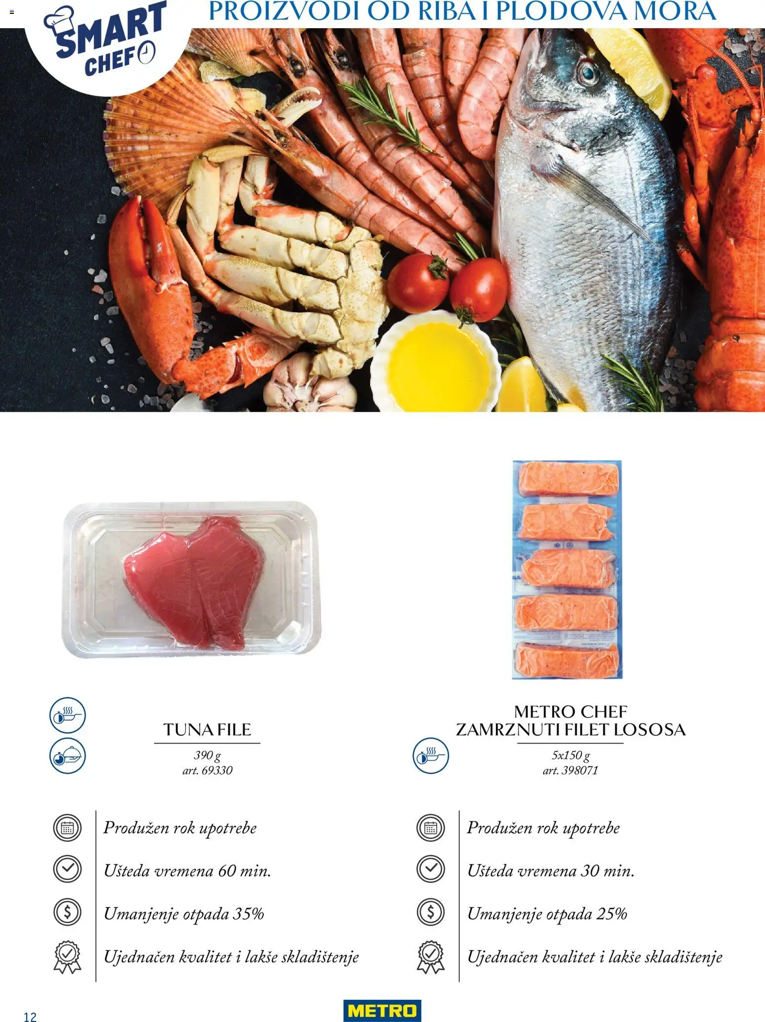 Metro katalog - važi od 24.03.2026 | Strana: 12 | Proizvode: Riba
