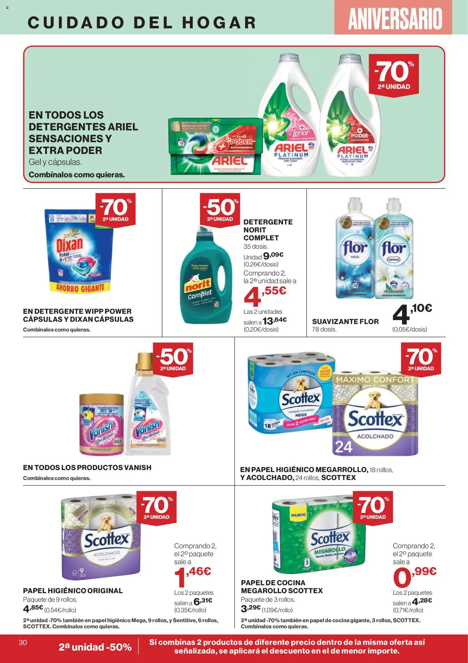 Supercor Canarias │ válido desde el 06.11.2025 | Página: 30 | Productos: Detergente, Papel higienico, Suavizante, Cocina