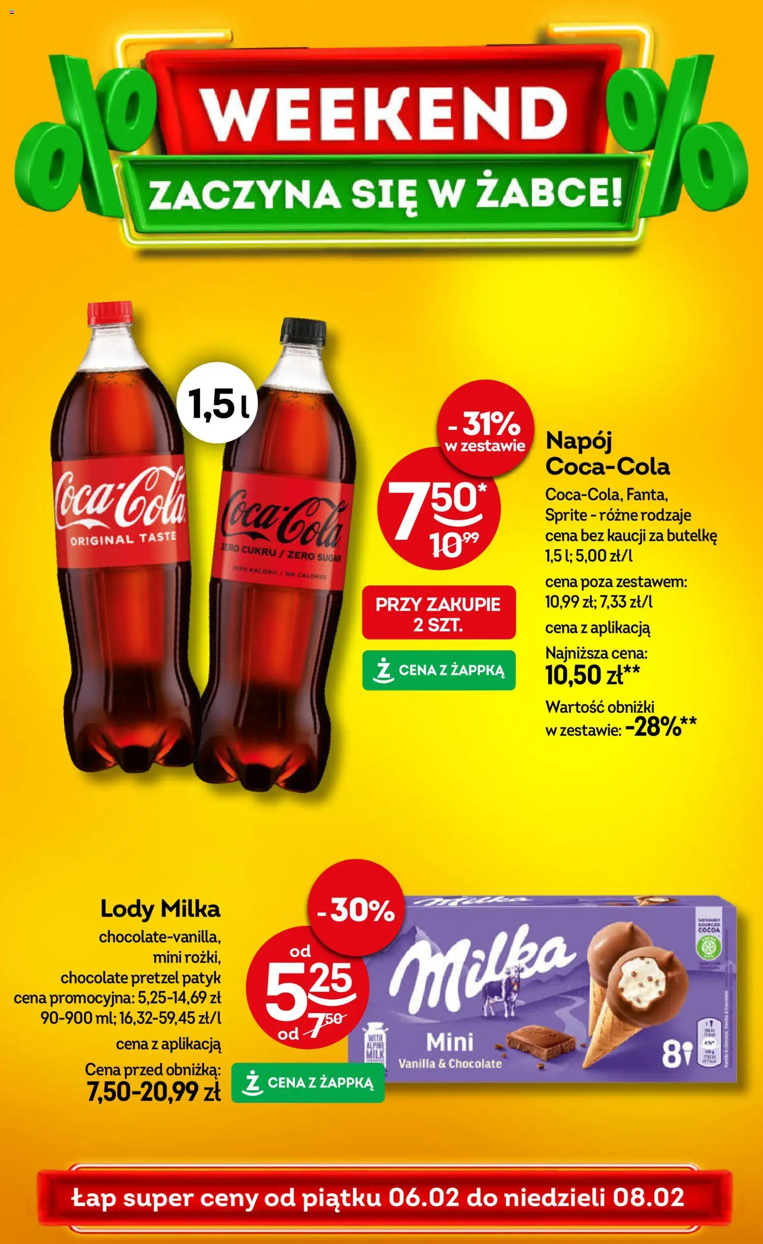 Żabka Gazetka - Weekendowe promocje od 06.02.2026 | Strona: 1