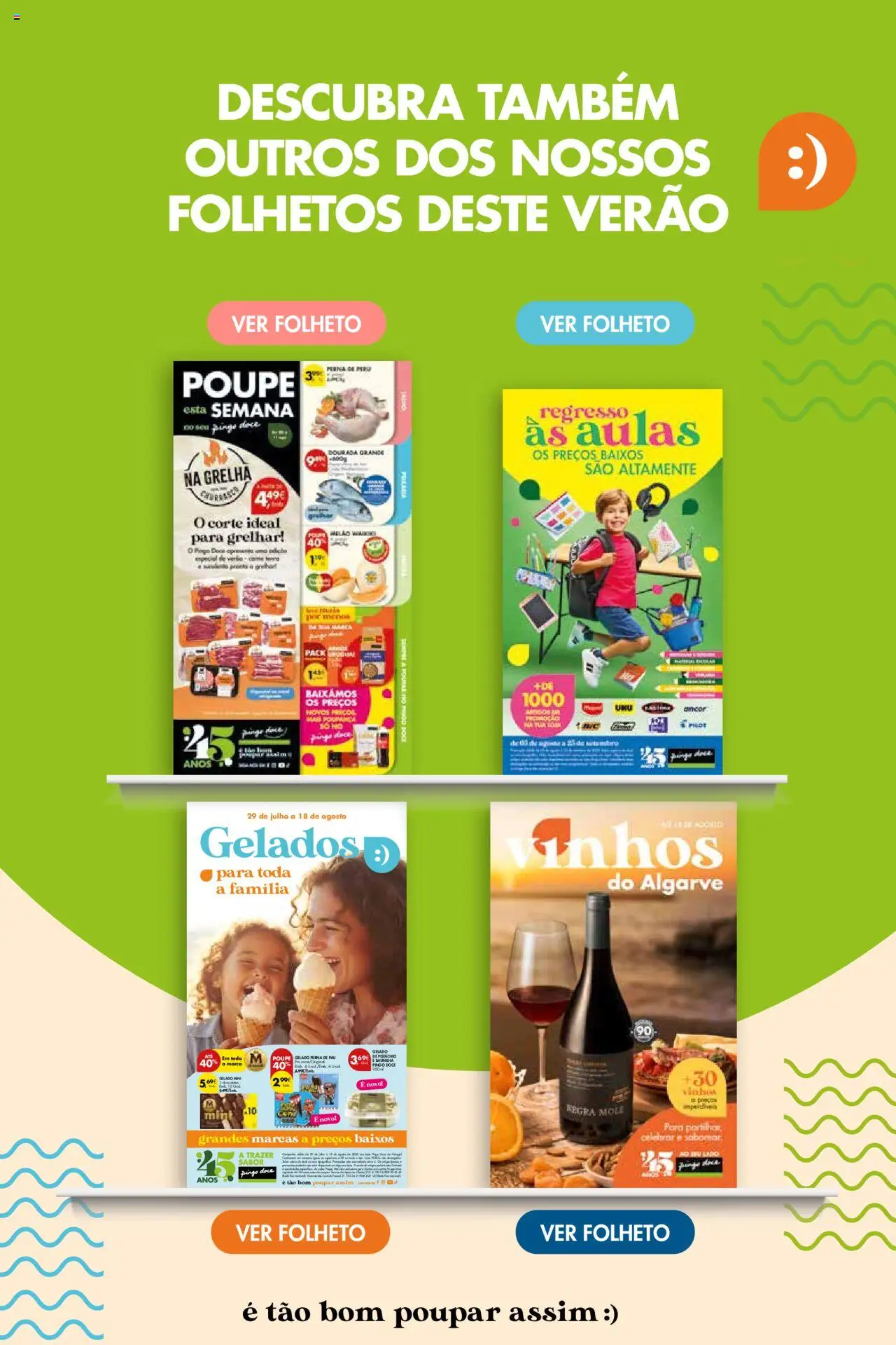 Pingo Doce Poupe este Fim de Semana │ válido de 08.08.2025 | Página: 26 | Produtos: Dourada, Peru, Gelado, Melão